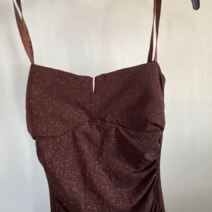 Brown vintage sparkle dress